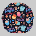 Coffee, scrubs and tiny baby hugs (black)